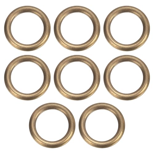sourcing map O-Ringe aus Messing, 2,5 cm Außendurchmesser, 1,8 cm dick, nahtlos, geschweißt, runde Ringschnallen für Gepäck, Gurtband, Basteln, Dekoration, Zubehör, Bronze, 8 Stück sourcing map O-Ringe aus Messing, 2,5 cm Außendurchmesser, 1,8 cm dick, nahtlos, geschweißt, runde Ringschnallen für Gepäck, Gurtband, Basteln, Dekoration, Zubehör, Bronze, 8 Stück von sourcing map