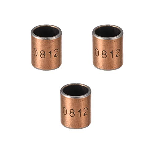 sourcing map Ölbarren 3Stk.Gleitlager, 8mm Bohrung x 10mm x 12mm Länge umwickelte sourcing map Ölbarren 3Stk.Gleitlager, 8mm Bohrung x 10mm x 12mm Länge umwickelte von sourcing map
