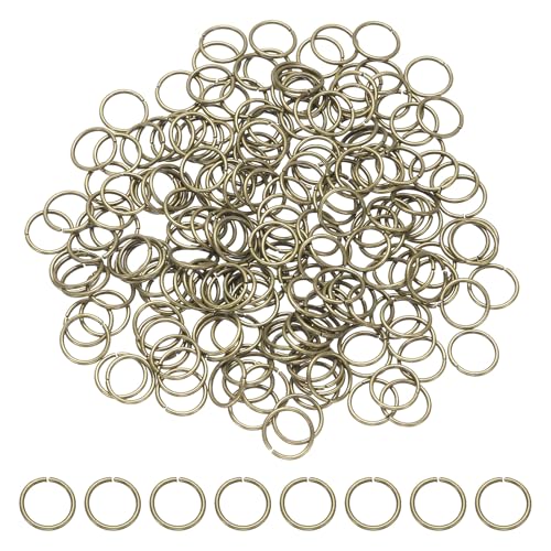 sourcing map Offene Binderinge, 12 mm, geteilter Metall-O-Ring, 1,2 mm dick, Schlüsselanhänger, Verbindungsring für Schmuckherstellung, DIY, Halsketten, Armbänder, Ohrringe, Basteln, Bronze, 200 Stück sourcing map Offene Binderinge, 12 mm, geteilter Metall-O-Ring, 1,2 mm dick, Schlüsselanhänger, Verbindungsring für Schmuckherstellung, DIY, Halsketten, Armbänder, Ohrringe, Basteln, Bronze, 200 Stück von sourcing map