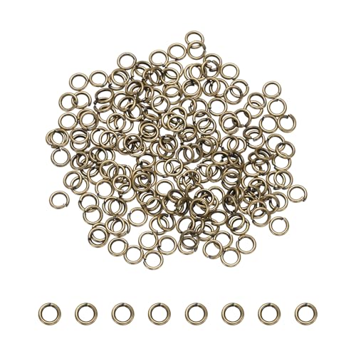 sourcing map Offene Binderinge, 3 mm, geteilter Metall-O-Ring, 0,5 mm dick, Schlüsselanhänger, Verbindungsring für Schmuckherstellung, DIY, Halsketten, Armbänder, Ohrringe, Basteln, Bronze, 200 Stück sourcing map Offene Binderinge, 3 mm, geteilter Metall-O-Ring, 0,5 mm dick, Schlüsselanhänger, Verbindungsring für Schmuckherstellung, DIY, Halsketten, Armbänder, Ohrringe, Basteln, Bronze, 200 Stück von sourcing map