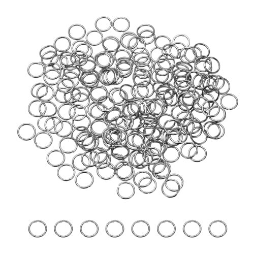 sourcing map Offene Binderinge, 6 mm, geteilter Metall-O-Ring, 0,7 mm dick, Schlüsselanhänger, Verbindungsring für Schmuckherstellung, DIY, Halsketten, Armbänder, Ohrringe, Handwerk, Gunmetal Black sourcing map Offene Binderinge, 6 mm, geteilter Metall-O-Ring, 0,7 mm dick, Schlüsselanhänger, Verbindungsring für Schmuckherstellung, DIY, Halsketten, Armbänder, Ohrringe, Handwerk, Gunmetal Black von sourcing map
