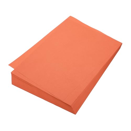 sourcing map Origami-Papier, doppelseitig, Orange, 29 x 21,6 cm, quadratisch, für Kunsthandwerksprojekte, Anfänger, Geschenke, Dekoration, 100 Blatt von sourcing map