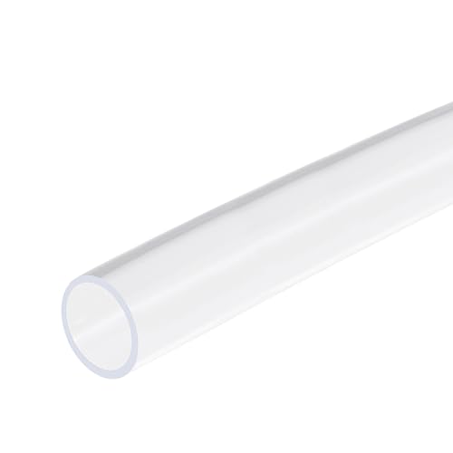 sourcing map PVC Klar Vinyl Schläuche 28mm I.D. 34mm AD 3,3ft Kunststoffrohr Wasserschlauch von sourcing map