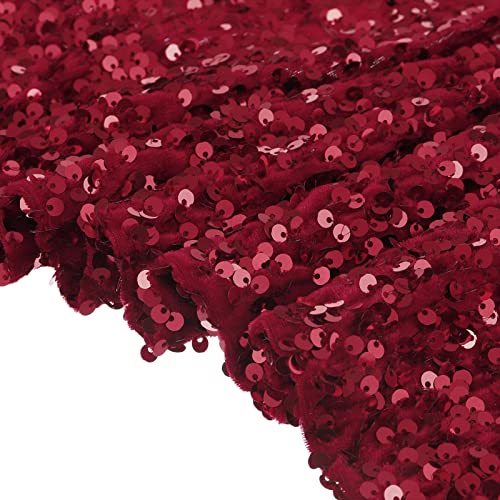 sourcing map Pailletten-Stoff, Rot, 4,5 m Länge, 1,9 m breit, Samtstoff, Netzstoff, volle Glitzer-Pailletten, Nähen für Bastelarbeiten, Kleidung, Dekoration sourcing map Pailletten-Stoff, Rot, 4,5 m Länge, 1,9 m breit, Samtstoff, Netzstoff, volle Glitzer-Pailletten, Nähen für Bastelarbeiten, Kleidung, Dekoration von sourcing map