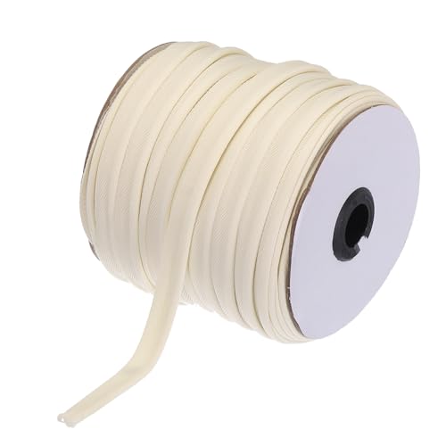 sourcing map Paspel Kordel-Besatz 65 Yards 1/2" Paspel Band zum Nähen DIY Handwerken Stoffkante Trimmen Rice Weiß von sourcing map