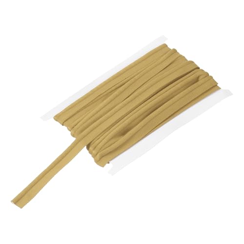 sourcing map Paspelkordel, 1,6 m, 1,6 cm (5/8 Zoll), Paspelband zum Nähen, Basteln, Stoffkantenbesatz, Khaki von sourcing map