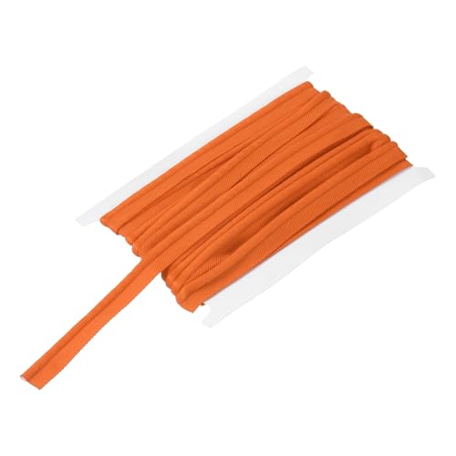 sourcing map Paspelkordel, 1,6 m, 1,6 cm (5/8 Zoll), Paspelband zum Nähen, Basteln, Stoffkantenbesatz, warmes Orange von sourcing map