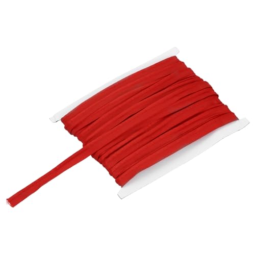 sourcing map Paspelkordel, 12 Yards 5/8 Zoll Paspelband zum Nähen, DIY, Basteln, Stoffkantenbesatz, Rot von sourcing map