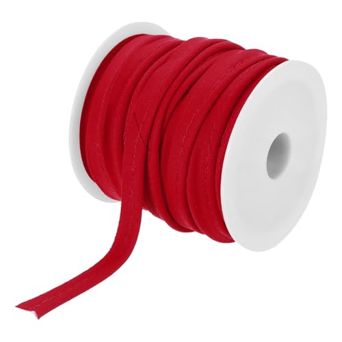 sourcing map Paspelkordel, 20 Yards 1/2 Zoll Paspelband zum Nähen, Basteln, Stoffkantenbesatz, dunkelrot sourcing map Paspelkordel, 20 Yards 1/2 Zoll Paspelband zum Nähen, Basteln, Stoffkantenbesatz, dunkelrot von sourcing map