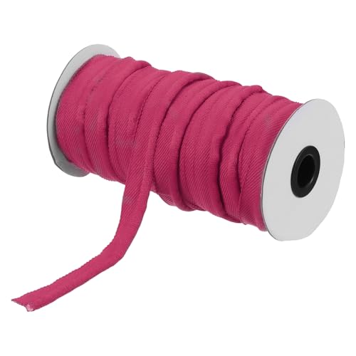 sourcing map Paspelkordel, 20 Yards 5/8 Zoll Paspelband zum Nähen, DIY, Basteln, Stoffkantenbesatz, Dunkelrosa von sourcing map