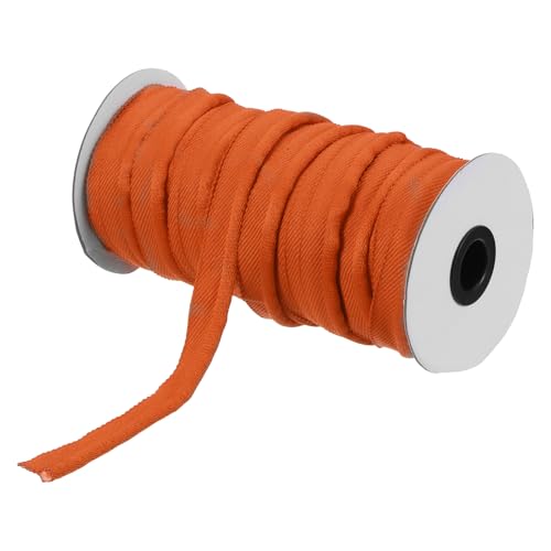 sourcing map Paspelkordel, 20 Yards 5/8 Zoll Paspelband zum Nähen, DIY, Basteln, Stoffkantenbesatz, Orange von sourcing map