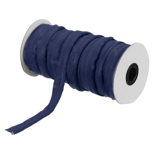 sourcing map Paspelkordel, 20 Yards 5/8 Zoll Paspelband zum Nähen, DIY, Basteln, Stoffkantenbesatz, dunkelblau von sourcing map