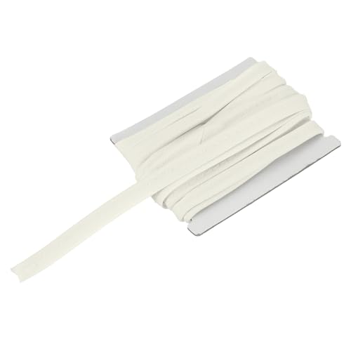 sourcing map Paspelkordel Besatz 6 Yards 1/2 Zoll Paspelband zum Nähen DIY Handwerk Stoff Kantenbesatz Reis Weiß von sourcing map