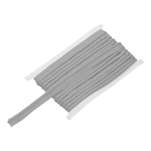sourcing map Paspelkordel Besatz 6 Yards 5/8 Zoll Paspelband zum Nähen DIY Handwerk Stoff Kantenbesatz Grau von sourcing map