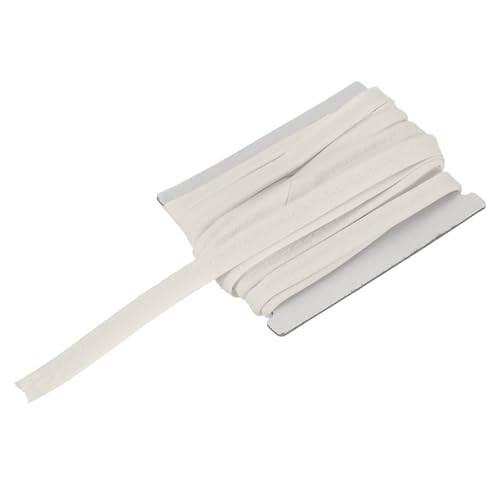 sourcing map Paspelkordel-Bordüre, 1,27 m, 1,27 cm (1/2 Zoll) Paspelband zum Nähen, Basteln, Stoffkantenbesatz, Beige von sourcing map