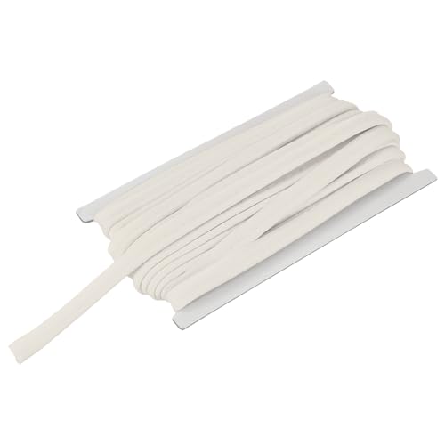 sourcing map Paspelkordel-Bordüre, 12 Yards, 1,27 cm, Paspelband zum Nähen, Basteln, Stoffkantenbesatz, Beige von sourcing map