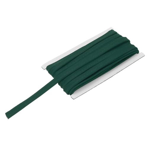 sourcing map Paspelkordel-Bordüre, 12 Yards, 1,27 cm, Paspelband zum Nähen, Basteln, Stoffkantenbesatz, Dunkelgrün von sourcing map