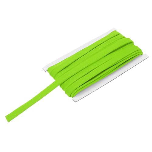 sourcing map Paspelkordel-Bordüre, 12 Yards, 1,27 cm, Paspelband zum Nähen, Basteln, Stoffkantenbesatz, Hellgrün von sourcing map