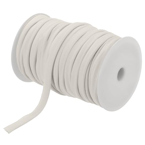 sourcing map Paspelkordel-Bordüre, 45,7 m, 1,27 cm (1/2 Zoll) Paspelband zum Nähen, DIY, Basteln, Stoffkantenbesatz, Beige von sourcing map