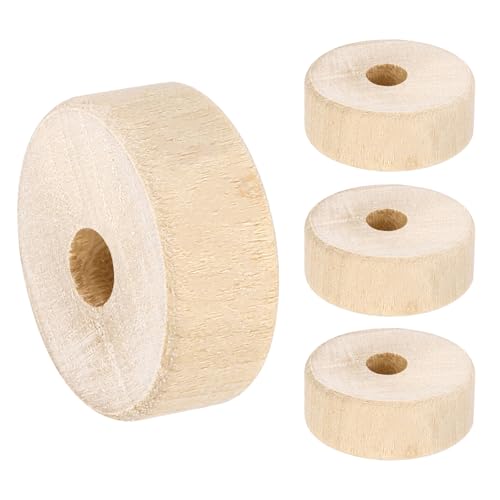 sourcing map Platte Holzräder 2,5 cm Durchmesser 3/8 Zoll dick 0,6 cm Loch, flaches unlackiertes Holz Hobby Rad für Mini Weihnachtsbaum Basis DIY Modellautos LKW 4 Stück sourcing map Platte Holzräder 2,5 cm Durchmesser 3/8 Zoll dick 0,6 cm Loch, flaches unlackiertes Holz Hobby Rad für Mini Weihnachtsbaum Basis DIY Modellautos LKW 4 Stück von sourcing map