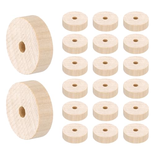 sourcing map Platte Holzräder 3,8 cm Durchmesser 3/8 Zoll dick 1/4 Zoll Loch, flaches unlackiertes Holz Hobby Rad für Mini Weihnachtsbaum Basis DIY Modellautos LKW 24 Stück sourcing map Platte Holzräder 3,8 cm Durchmesser 3/8 Zoll dick 1/4 Zoll Loch, flaches unlackiertes Holz Hobby Rad für Mini Weihnachtsbaum Basis DIY Modellautos LKW 24 Stück von sourcing map