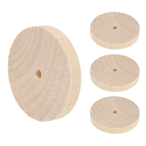 sourcing map Platte Holzräder 5,1 cm Durchmesser 3/8 Zoll dick 0,6 cm Loch, flaches unlackiertes Holz Hobby Rad für Mini Weihnachtsbaum Basis DIY Modellautos LKW 4 Stück sourcing map Platte Holzräder 5,1 cm Durchmesser 3/8 Zoll dick 0,6 cm Loch, flaches unlackiertes Holz Hobby Rad für Mini Weihnachtsbaum Basis DIY Modellautos LKW 4 Stück von sourcing map