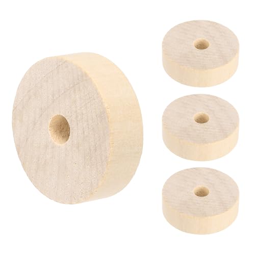 sourcing map Platten Holzräder 3,8 cm Durchmesser 3/8 Zoll dick 1/4 Zoll Loch, flaches unlackiertes Holz Hobby Rad für Mini Weihnachtsbaum Basis DIY Modellautos LKW 4 Stück sourcing map Platten Holzräder 3,8 cm Durchmesser 3/8 Zoll dick 1/4 Zoll Loch, flaches unlackiertes Holz Hobby Rad für Mini Weihnachtsbaum Basis DIY Modellautos LKW 4 Stück von sourcing map