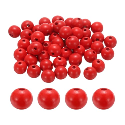 sourcing map Rote Holzperlen, 20 mm, 3,3 mm, großes Loch, runde Abstandshalter, für Schmuckherstellung, Halsketten, Armbänder, Basteln, Makramee, handgefertigte Dekorationen, 50 Stück sourcing map Rote Holzperlen, 20 mm, 3,3 mm, großes Loch, runde Abstandshalter, für Schmuckherstellung, Halsketten, Armbänder, Basteln, Makramee, handgefertigte Dekorationen, 50 Stück von sourcing map