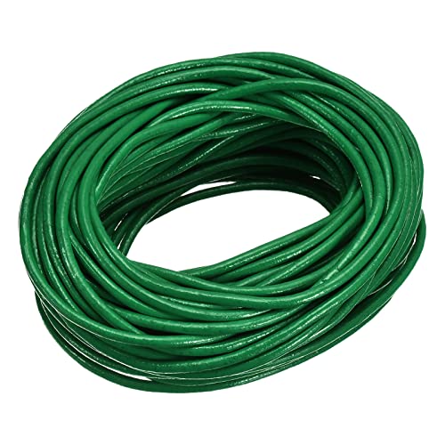 sourcing map Rund Leder Kabel 11 Yards 2mm Flechtschnur Schnur für Geldbörse Handtasche Schnürsenkel Basteln Kunsthandwerk Armband Herstellung Dunkel Grün sourcing map Rund Leder Kabel 11 Yards 2mm Flechtschnur Schnur für Geldbörse Handtasche Schnürsenkel Basteln Kunsthandwerk Armband Herstellung Dunkel Grün von sourcing map