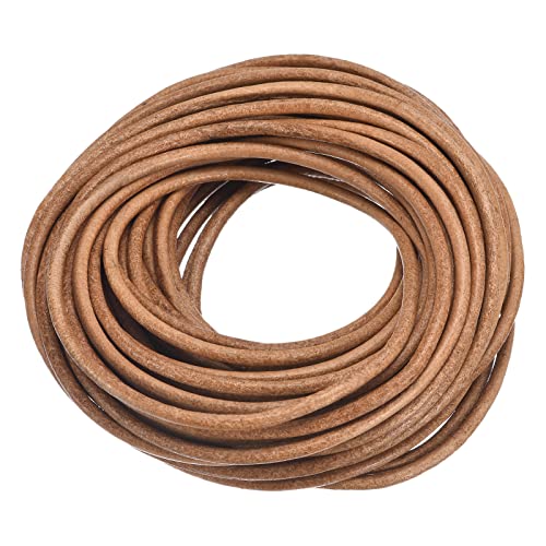 sourcing map Rund Leder Kabel 11 Yards 3mm Flechtschnur Schnur für Geldbörse Handtasche Schnürsenkel Basteln Kunsthandwerk Armband Herstellung Rein Braun sourcing map Rund Leder Kabel 11 Yards 3mm Flechtschnur Schnur für Geldbörse Handtasche Schnürsenkel Basteln Kunsthandwerk Armband Herstellung Rein Braun von sourcing map