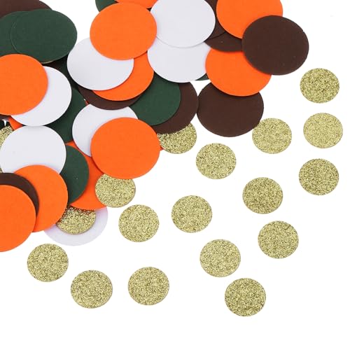 sourcing map Runde Glitzer-Konfetti-Tischdekoration für Party, Hochzeit, Festival, Dekoration, 1,5 cm/2,5 cm, Grau, Orange, Grün, Weiß, Gold, 100 Stück sourcing map Runde Glitzer-Konfetti-Tischdekoration für Party, Hochzeit, Festival, Dekoration, 1,5 cm/2,5 cm, Grau, Orange, Grün, Weiß, Gold, 100 Stück von sourcing map