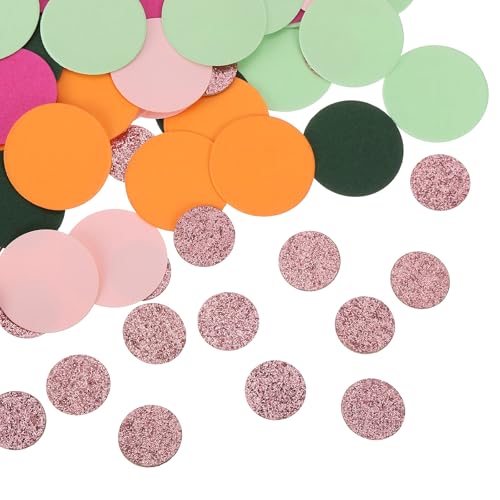 sourcing map Runde Glitzer-Konfetti-Tischdekoration für Party, Hochzeit, Festival, Dekoration, 1,5 cm/2,5 cm, Rose, Dunkelgrün, Rosa, Hellgrün, Gelb, Roségold, 100 Stück sourcing map Runde Glitzer-Konfetti-Tischdekoration für Party, Hochzeit, Festival, Dekoration, 1,5 cm/2,5 cm, Rose, Dunkelgrün, Rosa, Hellgrün, Gelb, Roségold, 100 Stück von sourcing map