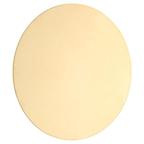 sourcing map Runde Messingplatte, 1,5 mm dick, 100 mm Durchmesser, H62, runde Messingscheibe, blank, rund, Metallblech, Kupfer-Kreisscheibe für Metallstempel, Bastelarbeiten sourcing map Runde Messingplatte, 1,5 mm dick, 100 mm Durchmesser, H62, runde Messingscheibe, blank, rund, Metallblech, Kupfer-Kreisscheibe für Metallstempel, Bastelarbeiten von sourcing map