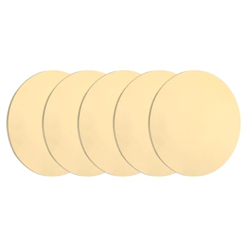 sourcing map Runde Messingplatte, 1 mm dick, 30 mm Durchmesser, H62, runde Messingscheibe, blank, rund, Metallblech, Kupfer-Kreisscheibe für Metallstempel, Bastelarbeiten, 5 Stück sourcing map Runde Messingplatte, 1 mm dick, 30 mm Durchmesser, H62, runde Messingscheibe, blank, rund, Metallblech, Kupfer-Kreisscheibe für Metallstempel, Bastelarbeiten, 5 Stück von sourcing map