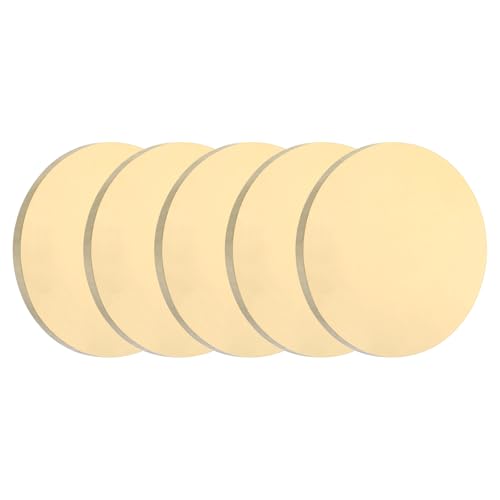 sourcing map Runde Messingplatte, 2,5 mm dick, 30 mm Durchmesser, H62, runde Messingscheibe, blank, rund, Metallblech, Kupfer-Kreisscheibe für Metallstempel, Bastelarbeiten, 5 Stück sourcing map Runde Messingplatte, 2,5 mm dick, 30 mm Durchmesser, H62, runde Messingscheibe, blank, rund, Metallblech, Kupfer-Kreisscheibe für Metallstempel, Bastelarbeiten, 5 Stück von sourcing map
