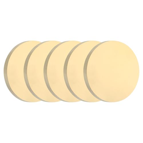sourcing map Runde Messingplatte, 3,5 mm dick, 30 mm Durchmesser, H62, runde Messingscheibe, blank, rund, Metallblech, Kupfer-Kreisscheibe für Metallstempel, Bastelarbeiten, 5 Stück sourcing map Runde Messingplatte, 3,5 mm dick, 30 mm Durchmesser, H62, runde Messingscheibe, blank, rund, Metallblech, Kupfer-Kreisscheibe für Metallstempel, Bastelarbeiten, 5 Stück von sourcing map