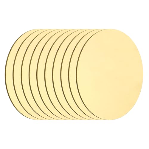 sourcing map Runde Messingplatte, 50 mm Durchmesser, reines Kupferblech, 1 mm H62 Messing, Kupfer, Metallblech für Handwerk, Heimwerker, elektrische Reparaturen, industrielle Verwendung, Metallstempel sourcing map Runde Messingplatte, 50 mm Durchmesser, reines Kupferblech, 1 mm H62 Messing, Kupfer, Metallblech für Handwerk, Heimwerker, elektrische Reparaturen, industrielle Verwendung, Metallstempel von sourcing map
