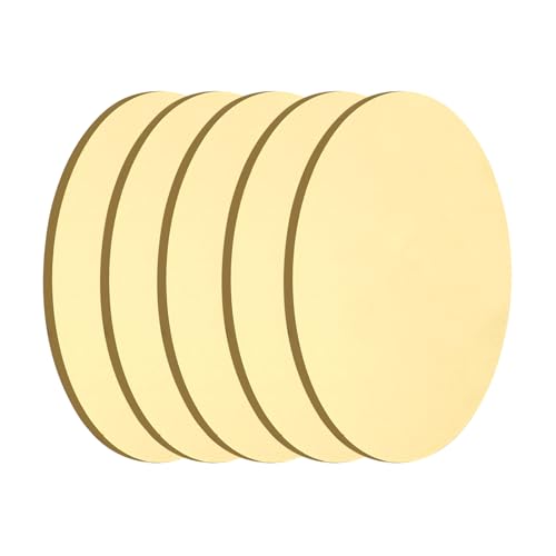 sourcing map Runde Messingplatte, 65 mm Durchmesser, reines Kupferblech, 2 mm H62 Messing, Kupfer, Metallblech für Handwerk, Heimwerker, elektrische Reparaturen, industrielle Verwendung, Metallstempel sourcing map Runde Messingplatte, 65 mm Durchmesser, reines Kupferblech, 2 mm H62 Messing, Kupfer, Metallblech für Handwerk, Heimwerker, elektrische Reparaturen, industrielle Verwendung, Metallstempel von sourcing map