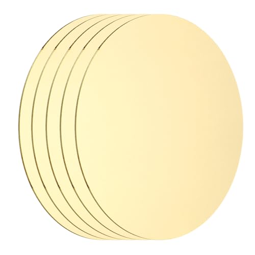 sourcing map Runde Messingplatte, 75 cm Durchmesser, reines Kupferblech, 1 mm H62 Messing, Kupfer, Metallblech für Handwerk, Heimwerker, elektrische Reparaturen, industrielle Verwendung, Metallstempel von sourcing map