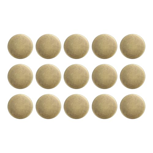 sourcing map Runde Metallknöpfe, 18 mm, Messing, Nähen, Handwerk, Ersatzknöpfe für Blazer, Anzüge, Kleidung, Dekoration, DIY-Zubehör, Bronze, 15 Stück sourcing map Runde Metallknöpfe, 18 mm, Messing, Nähen, Handwerk, Ersatzknöpfe für Blazer, Anzüge, Kleidung, Dekoration, DIY-Zubehör, Bronze, 15 Stück von sourcing map