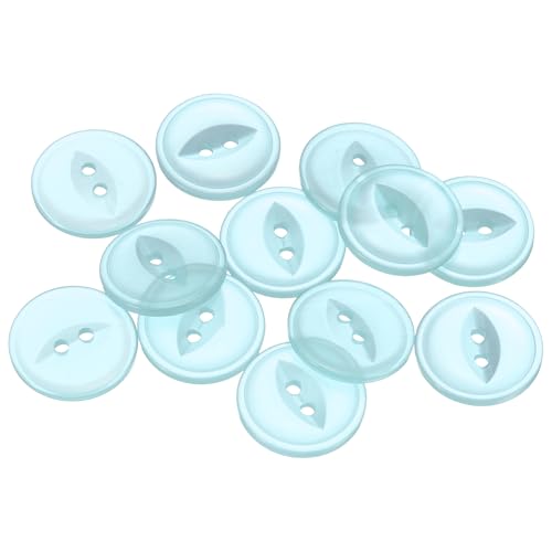 sourcing map Runde Nähknöpfe, 32 l, hellblau, 20 mm, Kunstharz, 2 Löcher, Fischaugen-Ersatzknöpfe für Bastelarbeiten, Hosen, Kleid, Rock, Kleidung, Verschlussknöpfe sourcing map Runde Nähknöpfe, 32 l, hellblau, 20 mm, Kunstharz, 2 Löcher, Fischaugen-Ersatzknöpfe für Bastelarbeiten, Hosen, Kleid, Rock, Kleidung, Verschlussknöpfe von sourcing map