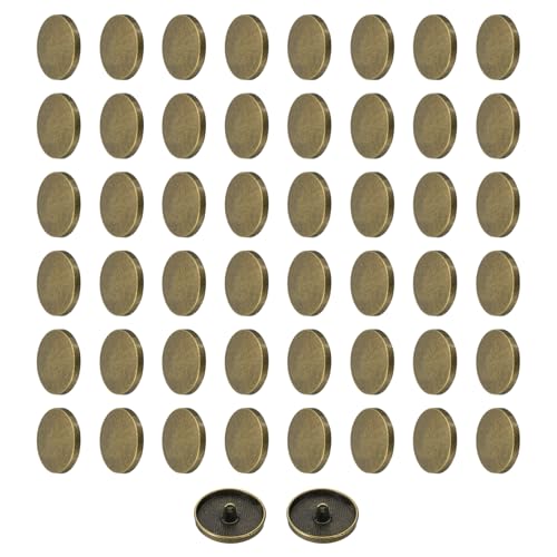 sourcing map Runde flache Nähknöpfe aus Metall, 44 l, 28 mm, Schaft aus Legierung, Ersatzknöpfe für Männer und Frauen, Anzug, Wolle, Mantel, Hemd, Hosen, Nähen, Handwerk, Bronze, 50 Stück sourcing map Runde flache Nähknöpfe aus Metall, 44 l, 28 mm, Schaft aus Legierung, Ersatzknöpfe für Männer und Frauen, Anzug, Wolle, Mantel, Hemd, Hosen, Nähen, Handwerk, Bronze, 50 Stück von sourcing map