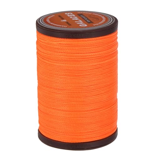 sourcing map Rundes Ledernähgarn, gewachst, 80 m, Wachs-Polyesterschnur, 0,55 mm, gewachste Nähschnur für Lederhandwerk, Buchbindung, Armbänder, geflochten, Flammenorange sourcing map Rundes Ledernähgarn, gewachst, 80 m, Wachs-Polyesterschnur, 0,55 mm, gewachste Nähschnur für Lederhandwerk, Buchbindung, Armbänder, geflochten, Flammenorange von sourcing map
