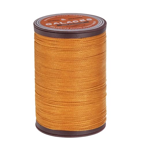 sourcing map Rundes Ledernähgarn, gewachst, 80 m, Wachs-Polyesterschnur, 0,55 mm, gewachste Nähschnur für Lederhandwerk, Buchbindung, Armbänder, geflochten, Sonnenorange sourcing map Rundes Ledernähgarn, gewachst, 80 m, Wachs-Polyesterschnur, 0,55 mm, gewachste Nähschnur für Lederhandwerk, Buchbindung, Armbänder, geflochten, Sonnenorange von sourcing map