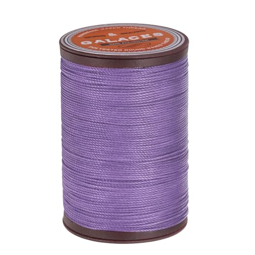 sourcing map Rundes Ledernähgarn, gewachst, 80 m, Wachs-Polyesterschnur, 0,55 mm, gewachste Nähschnur für Lederhandwerk, Buchbindung, Armbänder, geflochten, lila blau sourcing map Rundes Ledernähgarn, gewachst, 80 m, Wachs-Polyesterschnur, 0,55 mm, gewachste Nähschnur für Lederhandwerk, Buchbindung, Armbänder, geflochten, lila blau von sourcing map