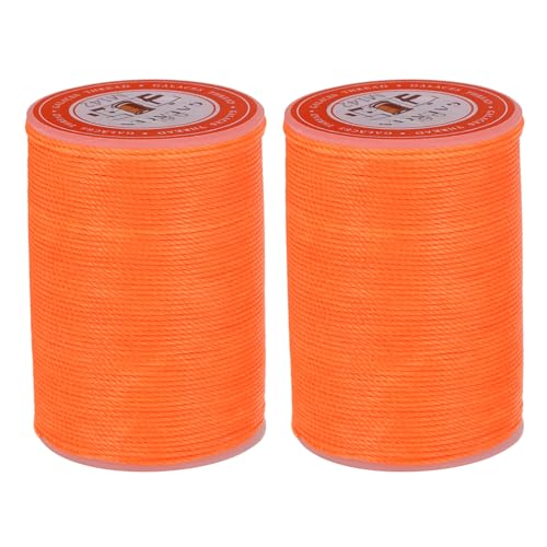 sourcing map Rundes Ledernähgarn, gewachst, 85 m, Polyester-Wachsschnur, 0,65 mm Wachsschnur für Lederhandwerk, Buchbindung, Armbänder, geflochten, Flammenorange, 2 Stück sourcing map Rundes Ledernähgarn, gewachst, 85 m, Polyester-Wachsschnur, 0,65 mm Wachsschnur für Lederhandwerk, Buchbindung, Armbänder, geflochten, Flammenorange, 2 Stück von sourcing map