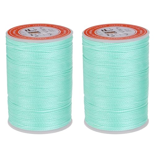 sourcing map Rundes Ledernähgarn, gewachst, 85 m, Polyester-Wachsschnur, 0,65 mm Wachsschnur für Lederhandwerk, Buchbindung, Armbänder, geflochten, Korallenblau, 2 Stück sourcing map Rundes Ledernähgarn, gewachst, 85 m, Polyester-Wachsschnur, 0,65 mm Wachsschnur für Lederhandwerk, Buchbindung, Armbänder, geflochten, Korallenblau, 2 Stück von sourcing map