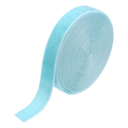 sourcing map Samtband, 1,9 cm x 4,5 m, einseitige Spule, seidiger Samtstoff für Blumensträuße, DIY, Basteln, Geschenkverpackung, Hochzeit, Party, Blau sourcing map Samtband, 1,9 cm x 4,5 m, einseitige Spule, seidiger Samtstoff für Blumensträuße, DIY, Basteln, Geschenkverpackung, Hochzeit, Party, Blau von sourcing map