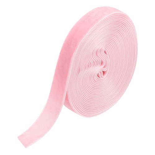 sourcing map Samtband, 2,4 cm x 4,5 m, einseitige Spule, seidiger Samtstoff für Blumensträuße, Basteln, Geschenkverpackung, Hochzeit, Party, Rosa sourcing map Samtband, 2,4 cm x 4,5 m, einseitige Spule, seidiger Samtstoff für Blumensträuße, Basteln, Geschenkverpackung, Hochzeit, Party, Rosa von sourcing map