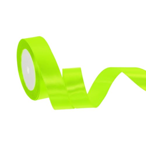 sourcing map Satinband, 2,5 cm, 22 m, solides Polyester-Satinband für Geschenkverpackungen, Hochzeit, Party, Dekoration, Blumenstrauß, Basteln, Weihnachten, Hellgrün sourcing map Satinband, 2,5 cm, 22 m, solides Polyester-Satinband für Geschenkverpackungen, Hochzeit, Party, Dekoration, Blumenstrauß, Basteln, Weihnachten, Hellgrün von sourcing map